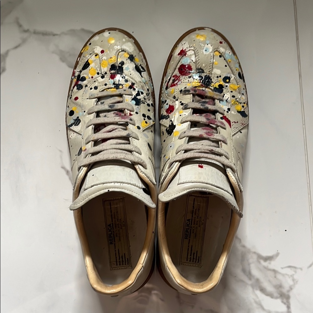 Maison Martin Margiela Paint Splatter Sneakers